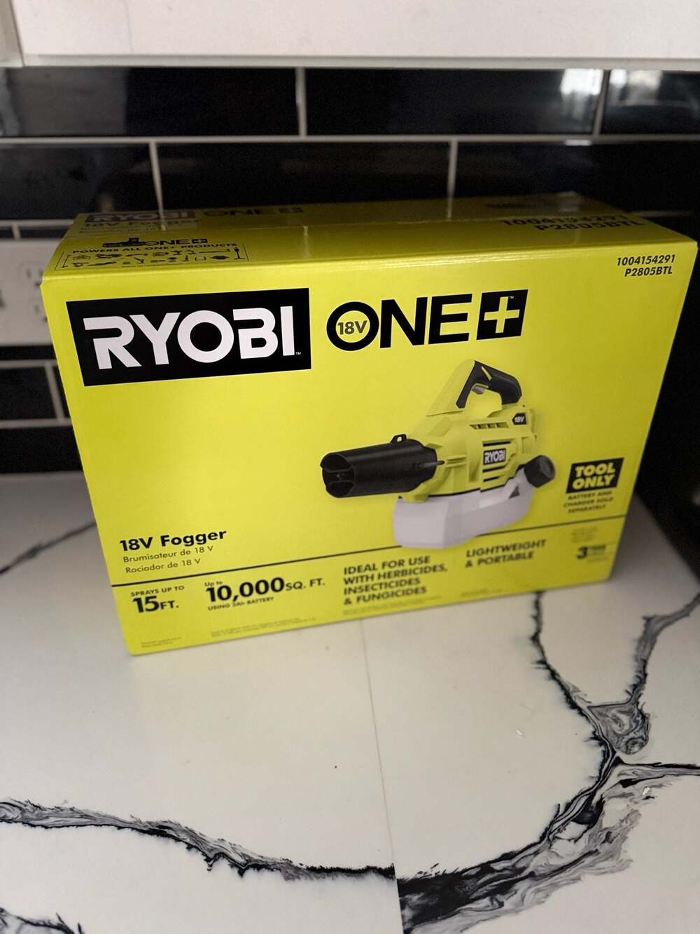 Ryobi ONE+ 18V Cordless Battery Fogger/Mister (Tool Only) Model P2805BTL
